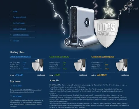DDOS Protection - абарона ад знешніх атак на сайты
