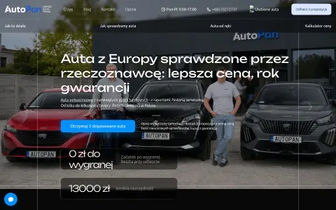 AutoPan - купля аўтамабіляў з Еўропы да 30% танней