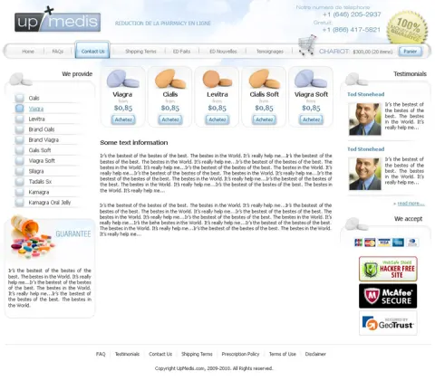 UpMedis.com - анлайн-крама фармацэўтычных прэпаратаў