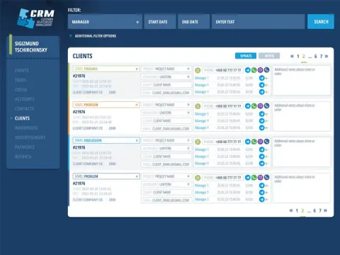 CRM-сістэма — платформа для кіравання адносінамі з кліентамі