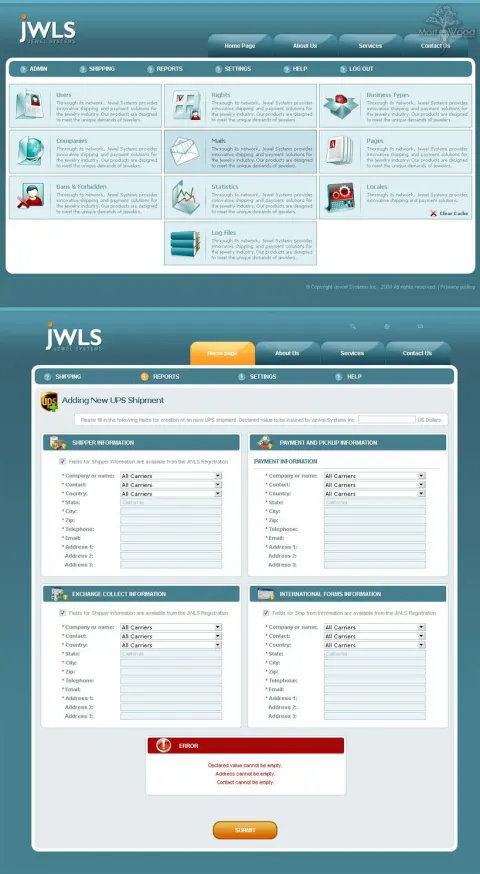 JWLS - юрыдычныя паслугі ў інтэрнэце, суправаджэнне грузаў